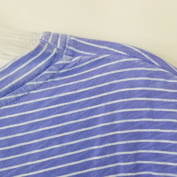Fresh Produce Sz SM Lavender Striped T. Shirt - Picture 7 of 9